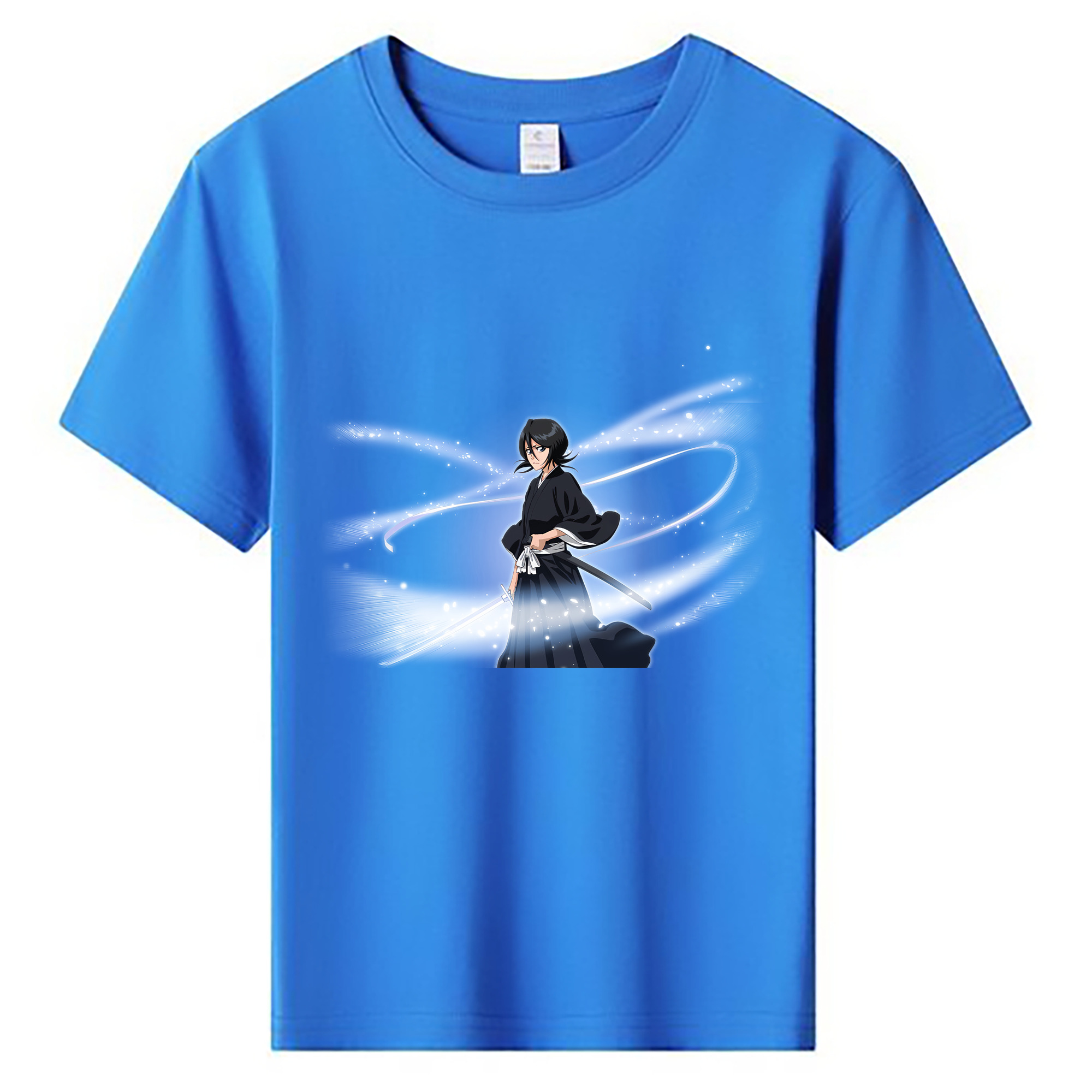 （画像用） ブリーチ 朽木ルキア BLEACH Kuchiki Rukia 綿100％キッズTシャツ（フロントプリント）